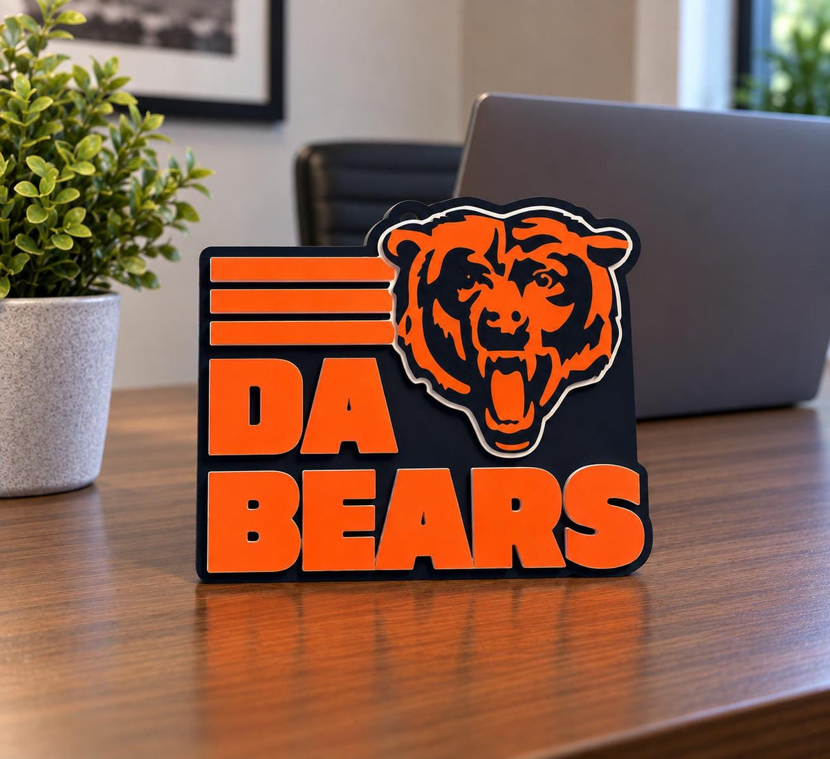 Chicago Bears 3D Printed - Christmas Ornament or Wall Decor