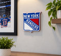 New York Rangers 3D Wall Sign | NY Hockey Decor | Rangers Fan Gift | Hockey Bedroom & Man Cave