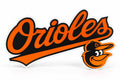 Baltimore Orioles 3D Printed Logo | Orioles Baseball Desk Decor | Baltimore Fan Gift | Office Shelf Man Cave Decor
