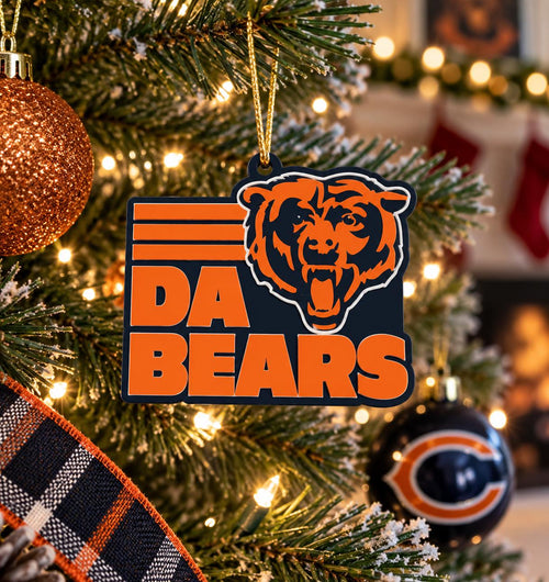 Chicago Bears 3D Printed - Christmas Ornament or Wall Decor