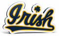 Notre Dame Fighting Irish 3D Printed Desk Logo | College Football Fan Gift | Blue and Gold Office Decor