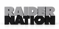 Las Vegas Raiders Raider Nation 3D Printed Desk Sign | NFL Football Decor | Raiders Fan Gift