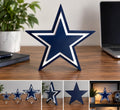 Dallas Cowboys Star 3D Printed Desk Sign | NFL Football Decor | Cowboys Fan Gift