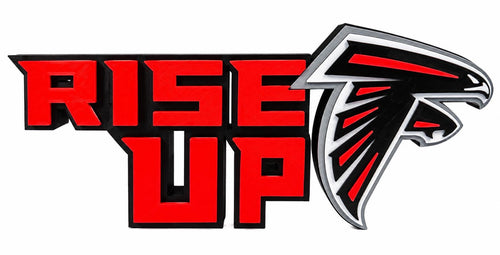 Atlanta Falcons Rise Up 3D Printed Desk Sign | NFL Football Decor | Falcons Fan Gift