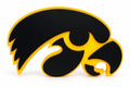 Iowa Hawkeyes 3D Wall & Desk Sign | Hawkeyes Football Logo Decor | College Fan Cave Gift