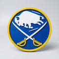Buffalo Sabres 3D Wall Sign | Sabres Hockey Logo Decor | NHL Fan Cave Gift