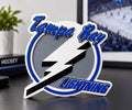 Tampa Bay Lightning 3D Wall Sign | Lightning Hockey Logo Decor | NHL Fan Cave Gift