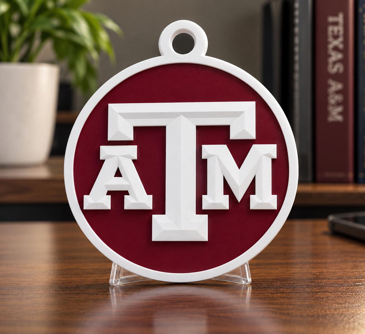 Texas A&M Aggies 3D Printed Ornament | College Football Christmas Tree Decoration | Aggies Fan Gift