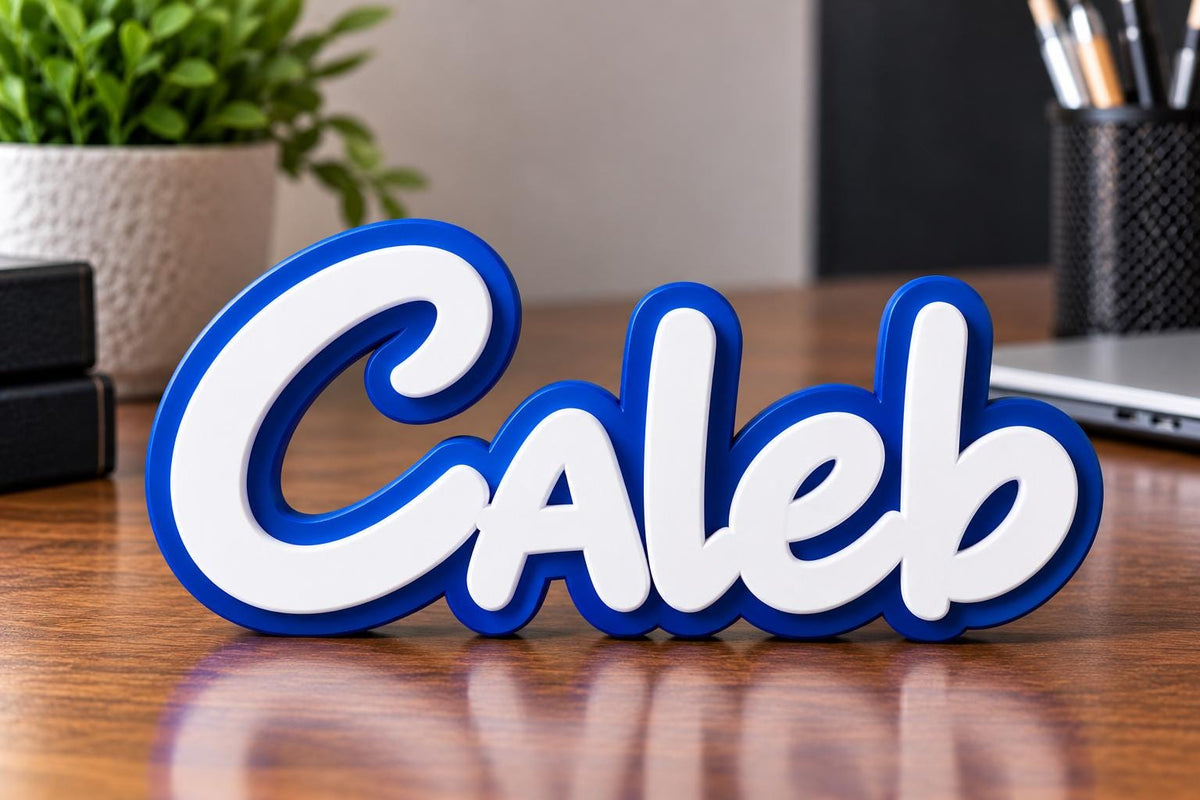 Personalized 3D Printed Name Sign | Custom Kids Bedroom Decor | Nursery Name Gift