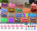 Personalized 3D Printed Name Sign | Custom Kids Bedroom Decor | Nursery Name Gift