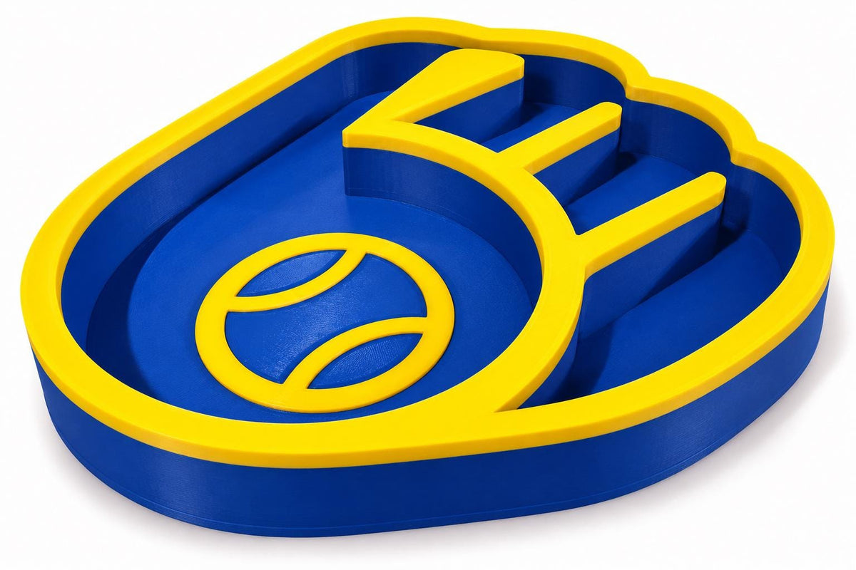 Milwaukee Brewers Candy Dish | Baseball Glove Logo Bowl | Brewers Fan Gift | MLB Man Cave Decor | 3D Printed Desk Candy Bowl