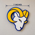 Los Angeles Rams 3D Wall Sign | LA Rams Football Logo Decor | NFL Fan Cave Gift