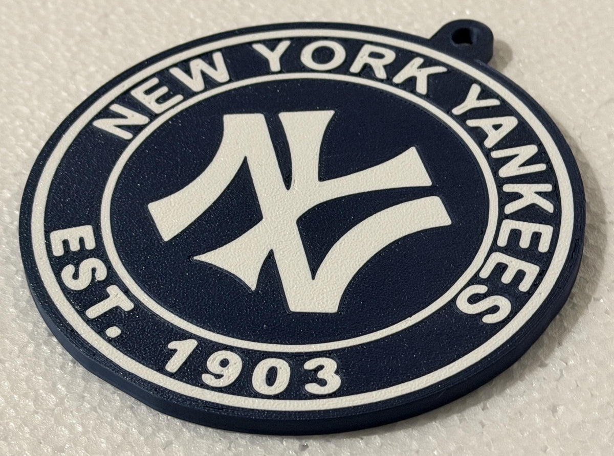 New York Yankees Christmas Ornament 5 Inch | NY Yankees Est. 1903 Baseball Tree Decoration | MLB Fan Gift