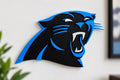 Carolina Panthers 3D Wall Sign | Football Fan Cave Decor | Panthers Logo Wall Art | Office, Bedroom & Game Room Gift | 5, 7 or 9 Inch